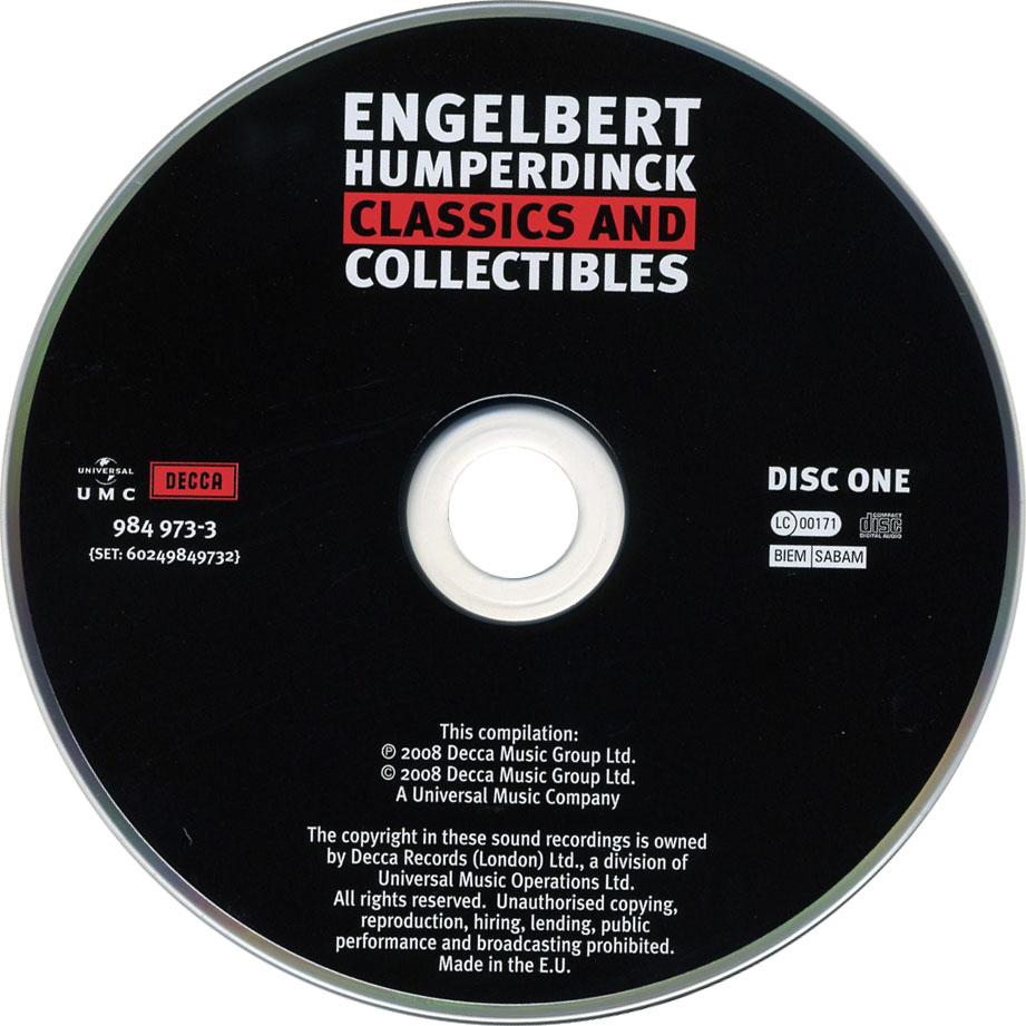 Engelbert Humperdinck  Classics And Collectibles : CD1